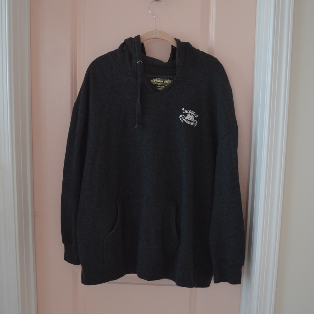 EUC! Support Local Farms Black Hoodie